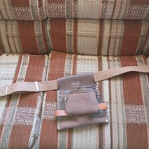 Sears Brown and Beige Canvas Tool Pouch with Belt